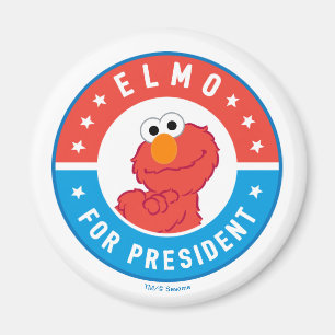 Elmo für Präsident Abzeichen Magnet