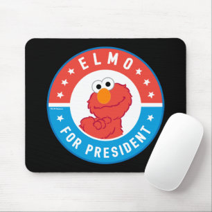Elmo für Präsident Abzeichen Mousepad