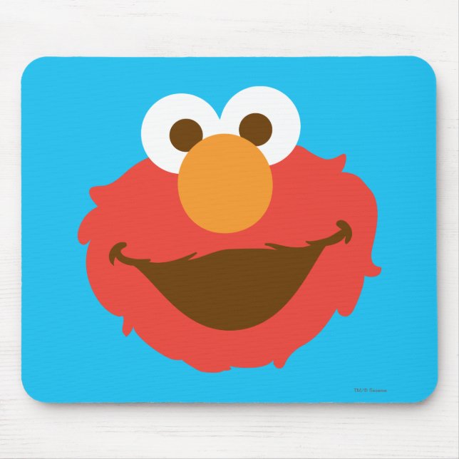 Elmo Gesicht Mousepad (Vorne)