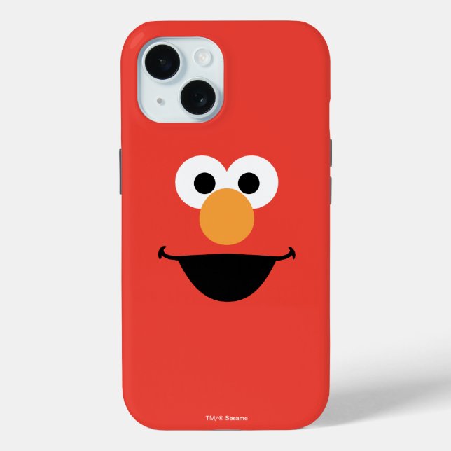 Elmo-Gesichtskunst Case-Mate iPhone Hülle (Rückseite)