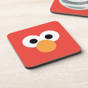 Elmo großes Gesicht Getränkeuntersetzer