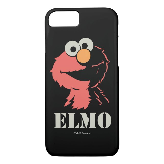 Elmo Half Case-Mate iPhone Hülle (Rückseite)