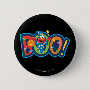 Elmo Halloween Boo! Button
