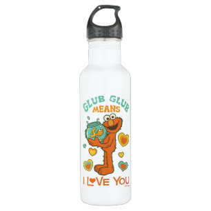 Elmo Holding seinen Haustier Goldfish Edelstahlflasche