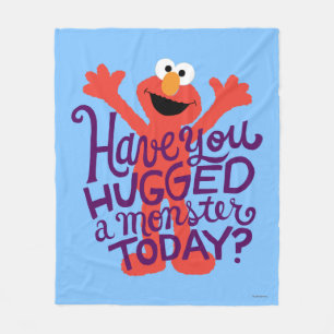Elmo Hugging Fleecedecke