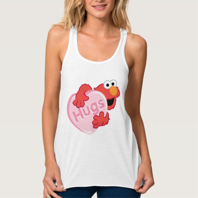 Elmo "Hugs" Valentine Heart Candy Tank Top (Vorderseite)