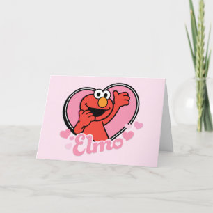 Elmo im Herz Valentinstag Feiertagskarte