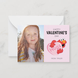 Elmo im Herz Valentinstag Mitteilungskarte