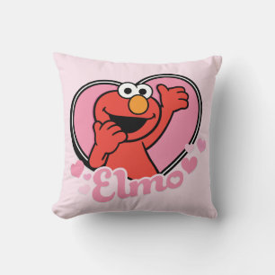 Elmo im Herzen Valentine Kissen