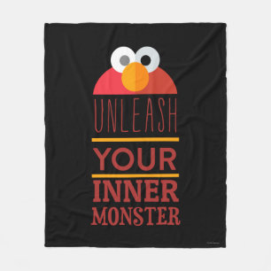 Elmo Inner Monster Fleecedecke