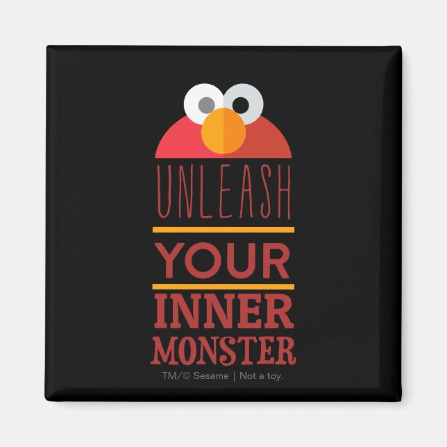 Elmo Innerer Monster Magnet (Vorne)