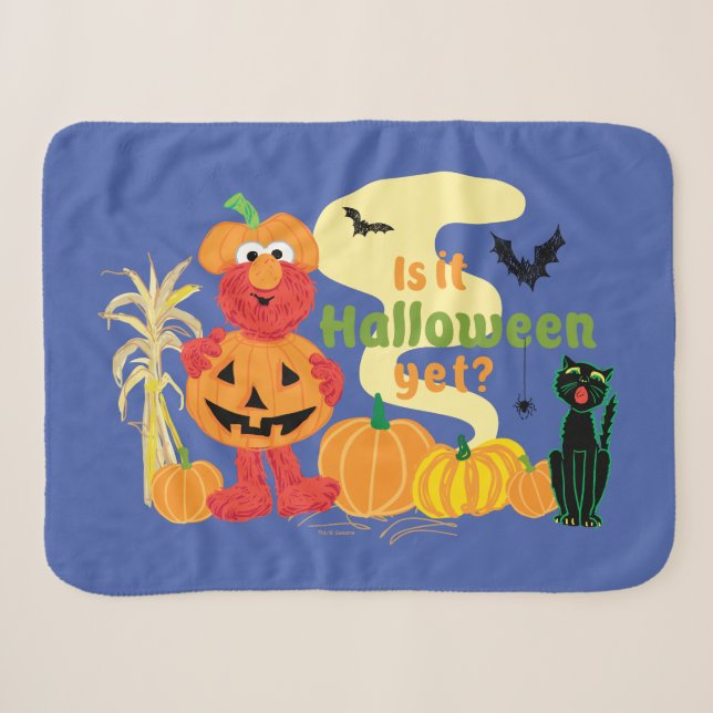 Elmo | Ist es schon Halloween? Sherpadecke (Vorderseite (Horizontal))