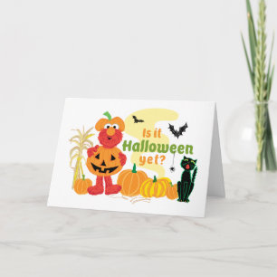 Elmo   Ist Halloween schon da? Karte