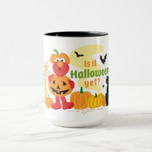Elmo   Ist Halloween schon da? Tasse