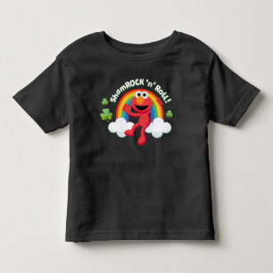 Elmo Kleeblatt 'n' Roll Rainbow Kleinkind T-shirt