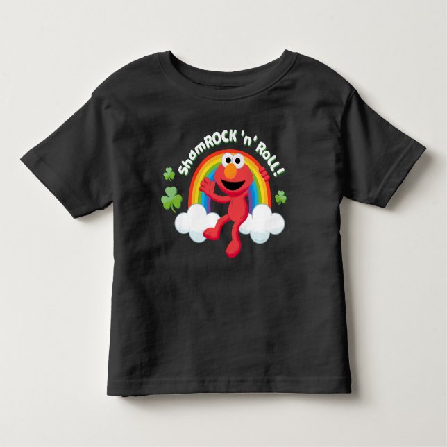 Elmo | Kleeblatt 'n' Roll Rainbow Kleinkind T-shirt (Vorderseite)