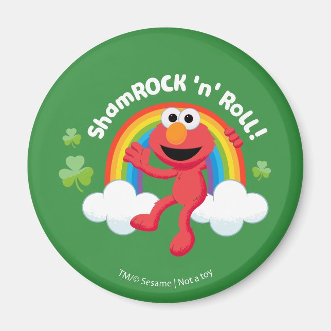 Elmo | Kleeblatt 'n' Roll Rainbow Magnet (Vorne)