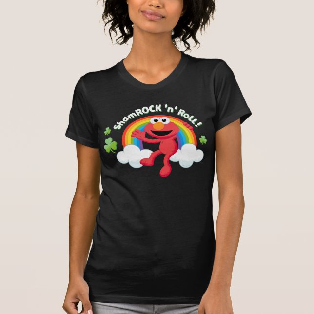 Elmo | Kleeblatt 'n' Roll Rainbow T-Shirt (Vorderseite)