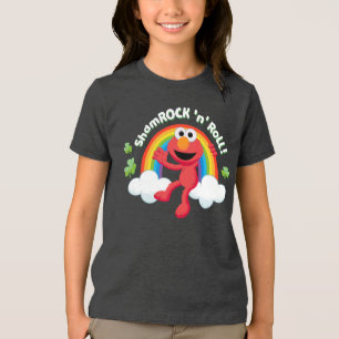 Elmo   Kleeblatt 'n' Roll Rainbow Tri-Blend Shirt