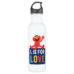 Elmo   L ist für Liebe Edelstahlflasche