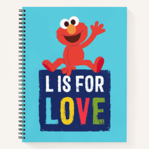 Elmo L ist für Liebe Notizbuch