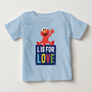Elmo   L steht für Liebe Baby T-shirt