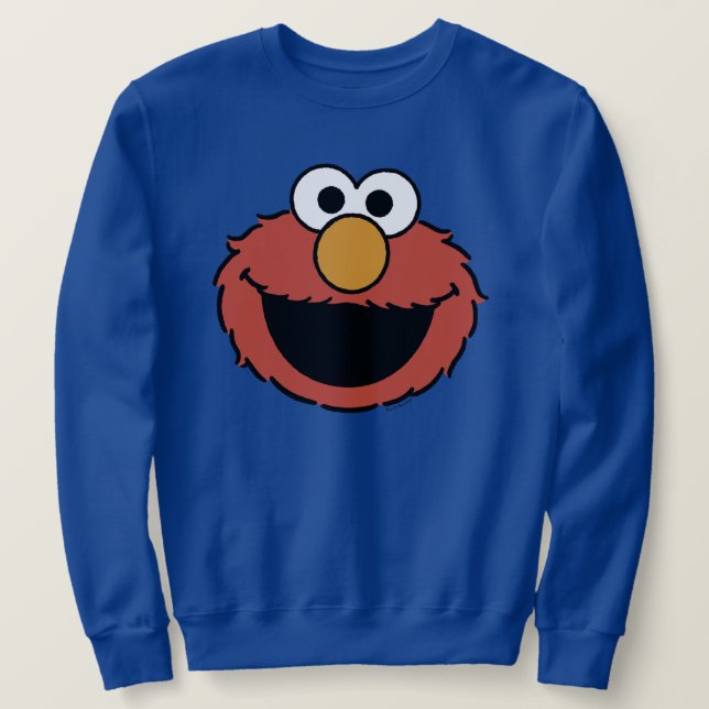 Elmo lächelndes Gesicht Sweatshirt (Design vorne)