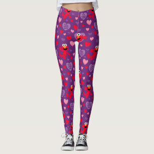 Elmo Lieben You Valentine's Day Pattern Leggings
