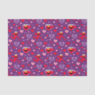 Elmo Lieben You Valentine's Day Pattern Seidenpapier