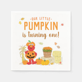 Elmo Little Pumpkin von Sesamstraße zum ersten Geb Serviette