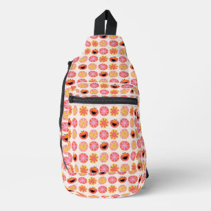 Elmo Pom-Pom Muster Crossbody Bag