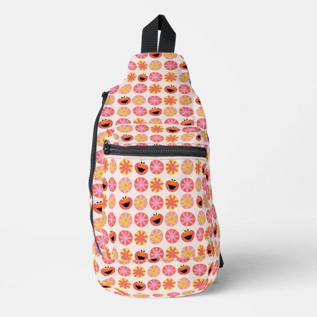 Elmo Pom-Pom Muster Crossbody Bag (Vorderseite)