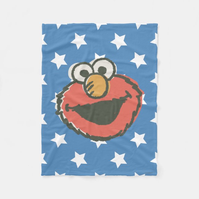 Elmo Retro Fleecedecke (Vorderseite)