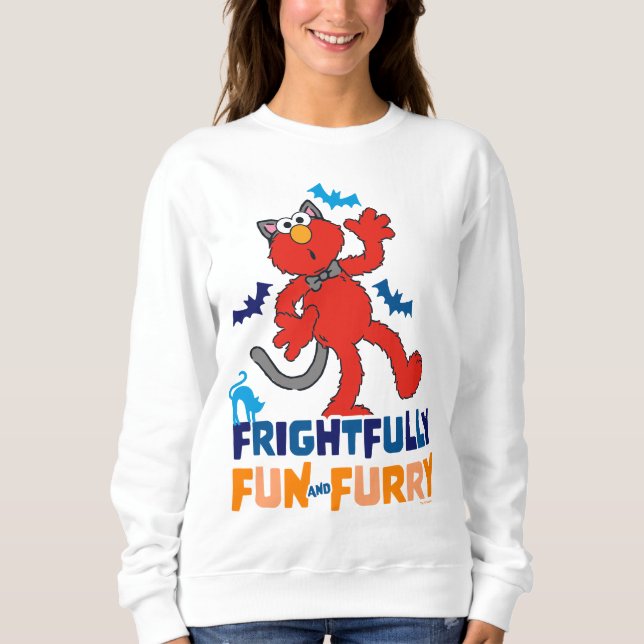 Elmo | Schrecklicher Spaß und Furcht Sweatshirt (Vorderseite)