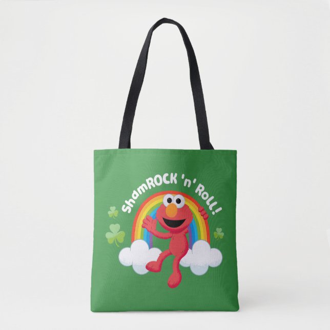Elmo | Shamrock 'n' Roll Regenbogen Tasche (Vorderseite)