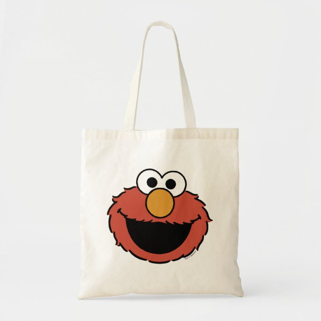 Elmo Smiling Face Tragetasche (Vorne)