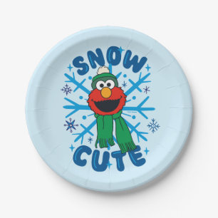 Elmo Snow Niedlich Pappteller