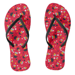 Elmo   So Albern Star Pattern Flip Flops