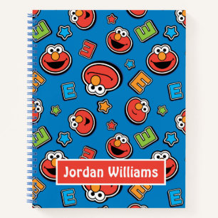 Elmo Sticker Pattern Notizbuch