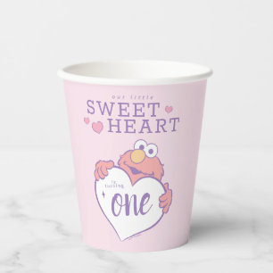 Elmo Sweetheart Geburtstag Pappbecher