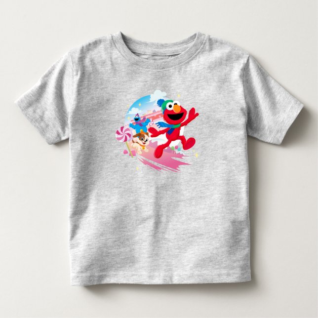 Elmo, Tango & Cookie Monster | Best Christmas Ever Kleinkind T-shirt (Vorderseite)