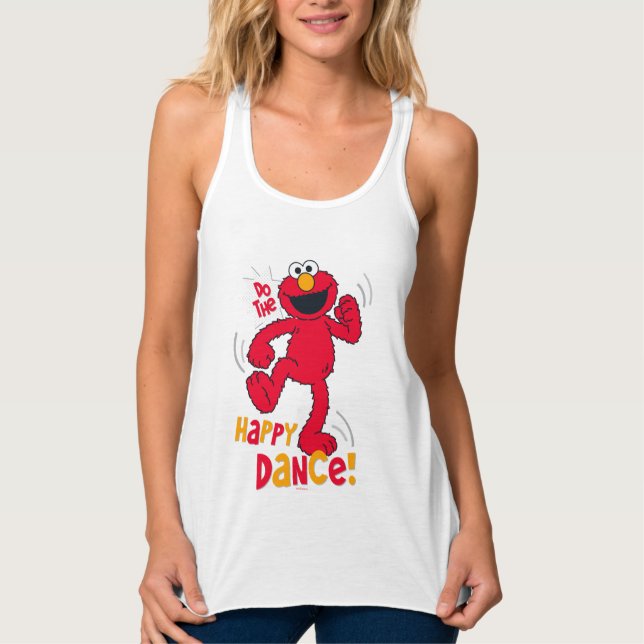 Elmo | Tanzt glücklich Tank Top (Vorderseite)