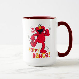 Elmo Tanzt glücklich Tasse