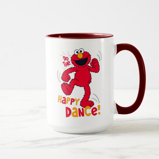 Elmo | Tanzt glücklich Tasse (Rechts)