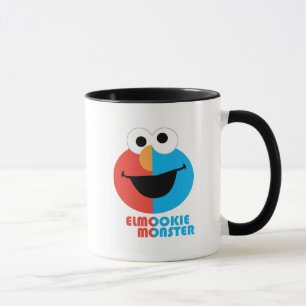 Elmo und Cookie Halbfalle Tasse