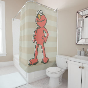 Elmo Vintag Duschvorhang