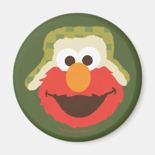 Elmo-Waldgesicht Magnet