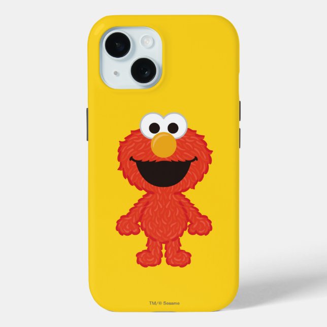 Elmo Wool Style iPhone 15 Hülle (Rückseite)