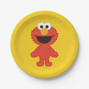 Elmo Wool Style Pappteller