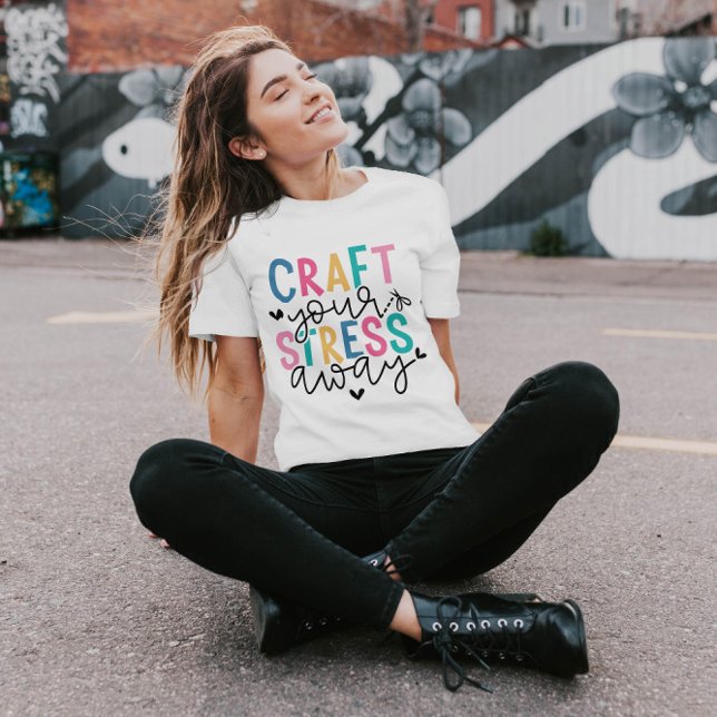 Éloignez votre stress | T-shirt femme (Créateur téléchargé)